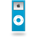 ipod,nano,blue icon