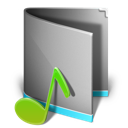 folder, music icon