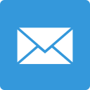 mail, media, social, square svg vector icon