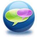 chat, references icon
