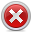 circle, cross icon