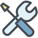 general, office, repair, repair tool, screwdriver, tools, wrench svg vector icon