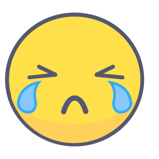 Cry svg vector icon