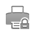 print,lock icon