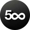 black white, circle, high quality, long shadow, photography, social, social media svg vector icon