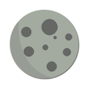 moon, planet, space svg vector icon