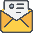 email, letter, mail, message svg vector icon