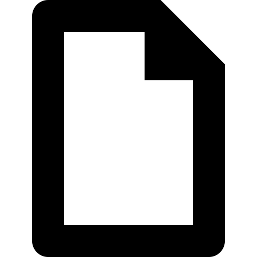 Document svg vector icon