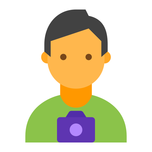 Tourist svg vector icon