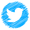 media, social, twitter svg vector icon