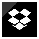dropbox, logo, media, social svg vector icon