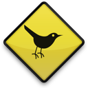 bird, sign, twitter icon