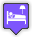 bed, hotel, lodging icon