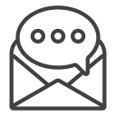baloom, communication, message, talk svg vector icon