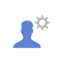 edit audience, edit profile, friend request, settings svg vector icon