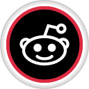 media, online, reddit, social svg vector icon