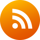 circle, colored, gradient, media, rss, social, social media svg vector icon
