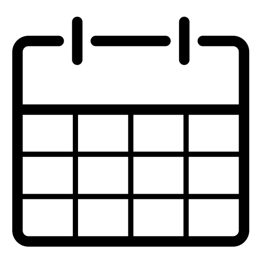 Calendar svg vector icon