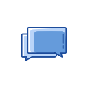 chat, comment, inbox, message svg vector icon