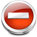 alert, restricted icon