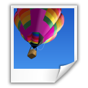 balloon, image, photo, picture, poloroid icon