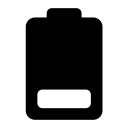 battery, low svg vector icon