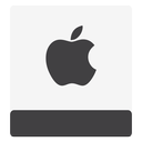 hdd, hfs, white icon