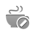 coffee,cancel icon