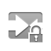 asymmetric,network,lock,open icon