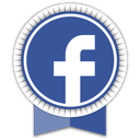 facebook, ribbon, social icon