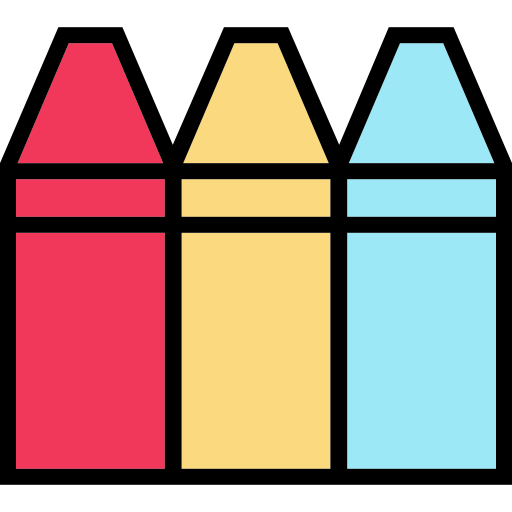 Crayon svg vector icon