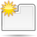 tab,new,raised icon