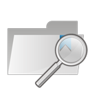 folder, search, zoom icon