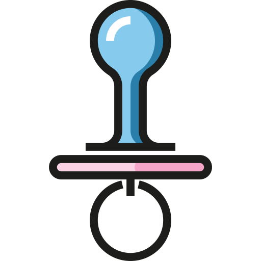 Pacifier svg vector icon
