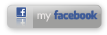 button, facebook, grey, large icon