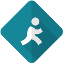 aim, logo, network icon