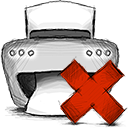 deny, printer icon
