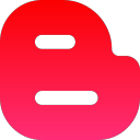 blogger, media, social svg vector icon