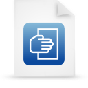 blue, document, file, paper icon