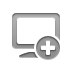 monitor,add icon