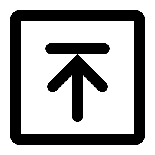 Return Top O svg vector icon