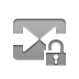 symmetric,network,lock,open icon