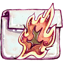 burnable, folder icon